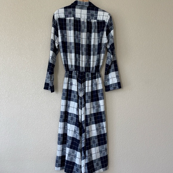 Positive Attitude Plaid Long Sleeve Dress - Picture 3 of 3